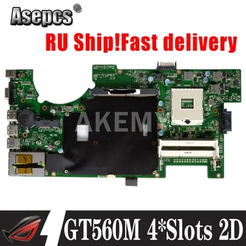 Asepcs G73SW Mainboard REV2.0 Asus G73SW G73S G73 Nešiojamas plokštė HD3000 visiškai išbandyta HM65 Paramos GT560M 4*Slots 2D