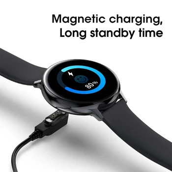 2020New S20 EKG Sporto Smart Watch Vyrai Moterys Visiškai Jutiklinis Ekranas IP68 Vandeniui Širdies ritmo Monitorius Kraujo Spaudimas Balta Smartwatch