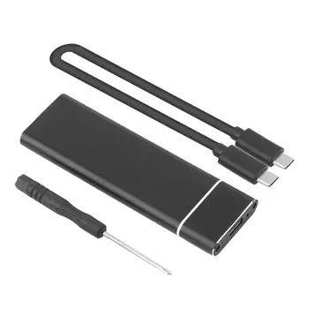 USB 3.1 Tipo C iki 2 M. NGFF SSD Talpyklos Kietojo disko Disko Dėžutė 6Gbps Išorės Talpyklos Atveju m2 SATA SSD USB 3.1 2260/2280