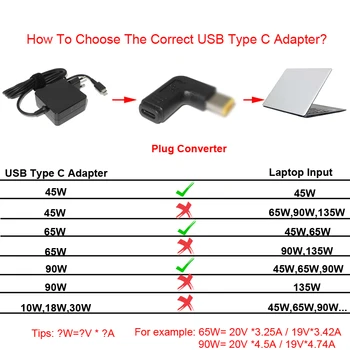 8 Vnt USB C C Tipo Universal Laptop AC DC Lizdas Maitinimo Adapteris Jungties Kištukas Lenovo Asus Hp Dell