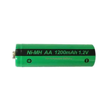 4pcs PKCELL AA NiMH Įkraunamos Baterijos aa 1200mAh 1.2 V Ni-MH Pramoninių Baterijų Bateria Mygtuką į Viršų