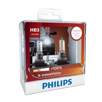 Philips Originalus H1 H4 H7, H11 HB3 HB4 X-treme Vision Automobilių Žibintų Šviesus Halogeninės Bulbss EEK Patvirtinti Daugiau, Vizija, Pora