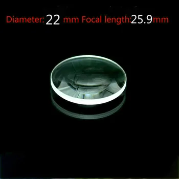 Skersmuo 22 mm Židinio Nuotolis 25.9 mm Optinis Dvigubai Išgaubto Objektyvo Gamyklos Užsakymą Optinio Stiklo Prizmė ir Objektyvas