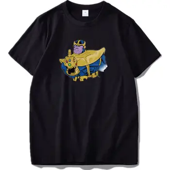 Titan Thanos Marškinėlius Super Herojus marškinėliai, Medvilnė Mados Marškinėliai US Dydis