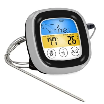 Virtuvė-Termometras Orkaitė Skaitmeninis Virimo Mėsos Nerūdijančio Vandeniui GRILIS termometer