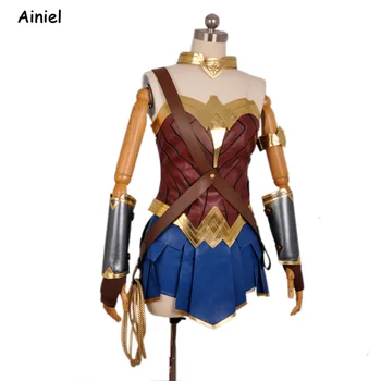 Ainiel Disfraz Kostiumas Teisingumo Lyga Cosplay Superhero, Pilnas Komplektas Fancy Dress Helovinas Kostiumas Šalis Moterų Suaugusiųjų Mergaitės