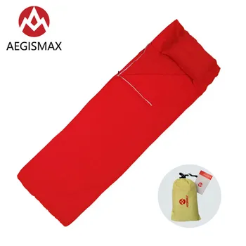 AEGISMAX Lauko Ultralight Kempingas Paketas miegmaišį Linijinės Nešiojamų Vasaros Žygiai Kelionės Motel Atskirai Purvinas Linijinės