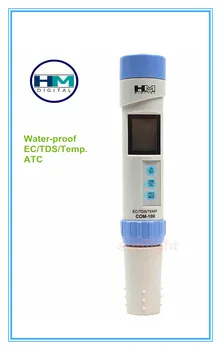 HM Skaitmeninis COM-100 Vandens įrodymas EB TDS Temperatūra 3 in 1 Combo Matuoklis su Automatinio Kalibravimo ir Datahold