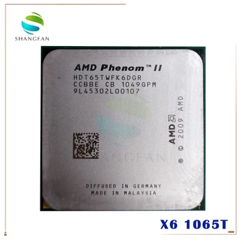 AMD Phenom X6 1065T X6-1065T 2.9 GHz Six-Core CPU Procesorius HDT65TWFK6DGR 95W Socket AM3 938pin