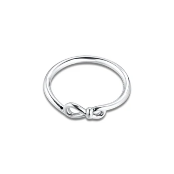 2020 Moterų Mados Dėti Vieną Ant Kito Stiliaus Moterų Papuošalai Kūno Žiemos Helovinas Mergina Draugais 925 Sterlingas Sidabro Infinity Mazgas Žiedas