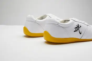 2019 klasika Bėgimo bateliai karvės odos Gumos soled batai Vyrams Aukštos Kokybės Kungfu batai wushu taiji Bėgimo bateliai