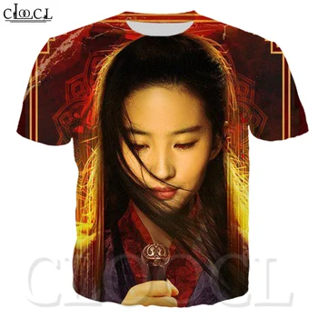 CLOOCL vyriški T-shirt Mados Filmą Mulan 3D Atspausdintas Trumpas Rankovės Didelio Dydžio Prarasti Viršūnes trumpomis Rankovėmis vyriški Marškinėliai apatiniai marškinėliai be Rankovių
