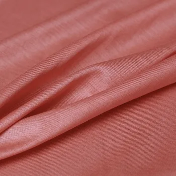 Pearlsilk Japonijos Elastinga Megzti Grynos Medvilnės Spalvos, Medvilnė, Medžiagos Vasaros T-Shirt 