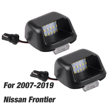 LED Licenciją Plokštelės Šviesos Nissan Navara D40 Pasienio 2004-2018