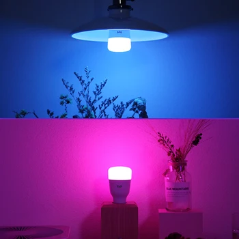 Naujausias Yeelight RGB LED Smart Lemputė 1S Spalvinga E27 8.5 W 800 Liumenų Smart WiFi Lemputės Darbo 