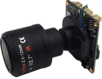 4PCS Hi3516EV200+Sony IMX307 IP Kamera 3MP 2304*1296 Modulis Valdybos FishEye Objektyvas 2.8-12mm Mažo Apšvietimo IRC ONVIF CMS XMEYE P2P