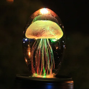 Medūza lempos jellyfish šviesos 3D Kalėdų vaikų naktį šviesa, kūdikis lampara LED Daugiaspalvis Apšvietimas Vaikas Dovanos Dekoras