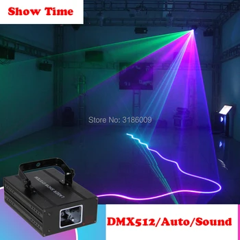 Disco Lazeris DMX DJ Scaner Lazerio Šviesa RGB Projektoriaus Lazer Šalies Rodyti KTV Šokių Kalėdos Šalies Lazerių Šou Metu Šviesos
