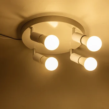 Šiuolaikinių LED Eilėje Lemputė E27 Pasukti Lubų Lempa Drabužinė Koridorius Balkonas Fojė, Lubų šviestuvai, Apdailos Šviestuvas Lustering