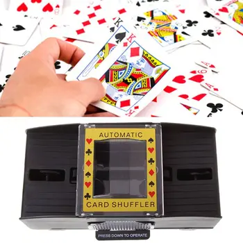 Automatinis Pokerio Kortelės Maišyklė stalo Žaidimai baterijomis, Kortų Maišymo K1KD