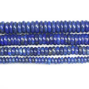 Bižuterijos Lazuritas Rondelle Beads15