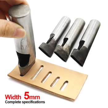 5mm Odos Ovalo Formos Hole Punch Ovalo formos, Kampas, Tarpai Diržo Perforavimo Įrankiai 