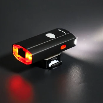 Dviračio Šviesos USB Įkrovimo 2 in 1 Dviračio Žibintas Priekinis Žibintas Uodega Įspėjamoji Lemputė Ultralight Žibintuvėlis Dviračių Šviesos Dviračių Dalys
