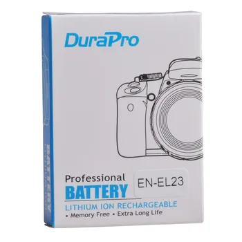 DuraPro 3pc 3.8 V 1850mAh LT-EL23 Li-ion Baterijos Įkroviklio Komplektas Nikon COOLPIX P900, P610, P600, B700 Skaitmeninis Fotoaparatas