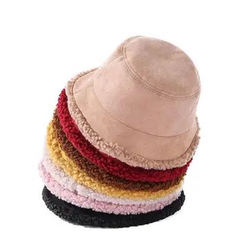 COKK Kibiro Kepurę Moteris Rudens-Žiemos Skrybėlės Ponios Suede Sutirštės Šiltas Žvejo Kepurė Moteriška Flat Top Derliaus Atsitiktinis Gorro Vyrų Bob