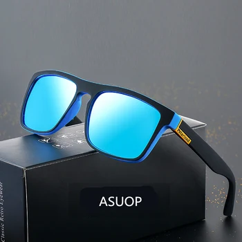 ASUOP 2019 naujas aikštėje poliarizuota vyrams UV400 akiniai nuo saulės mados ponios akinius classic prekės ženklo dizaineris sporto vairavimo akiniai nuo saulės