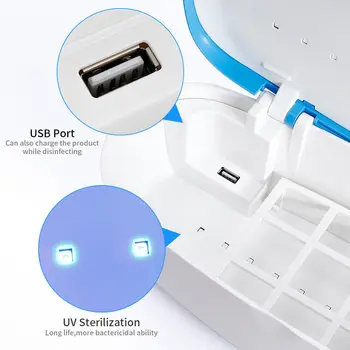 Ultravioletinių Sterilizer Dezinfekavimo Dėžutę Vinių Kalimo Įrankis Makiažas Brush Cleaner Sterilizer