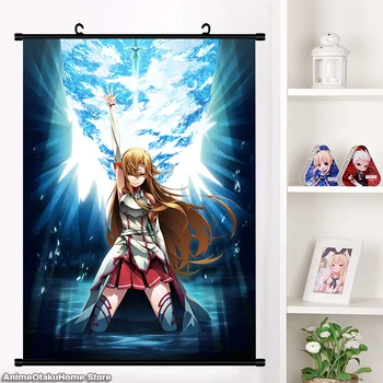 Anime Kardas Meno Internete Yuuki Asuna Cosplay Sienos Pažymėkite Freskos Plakatas Sienos Kabo Plakatas Namų Meno Apdailos pažymėkite plakatas