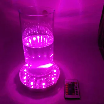 COURNOT Stiklo Lotus Shisha Kaljanas LED Lemputė su Nuotolinio Valdymo RGB Spalvinga vandens vamzdis Narguile Chicha Priedai