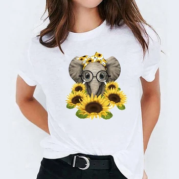 T-marškinėliai Viršuje Moterų Karšto oro Balionas, Akvarelė 90-ųjų Stiliaus spausdinimas Spausdinimo Lady Moterų Graphic T Shirt Ladies Moterų Tee Marškinėliai
