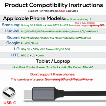 Micro USB Kabelis Samsung Galaxy S8 Greito Įkrovimo Srovės ir Įtampos Ekranas USB C Tipo Duomenų Kabelis Sinchronizavimo Įkroviklis USB C 1M
