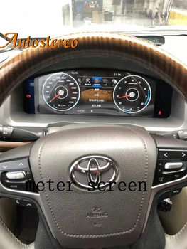 Matuoklis Ekrane Toyota Land Cruiser 2008-2019 LC200 12.3 Android 9 Skydelio Pakeitimas Pramogų Multimedia player