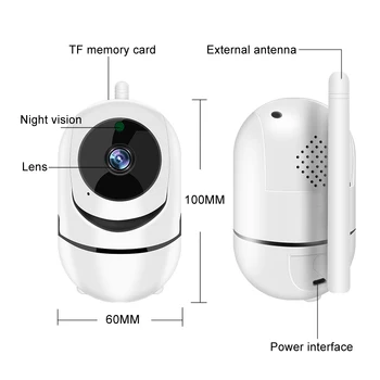 Tuya 1080P Full HD Wireless saugykla debesyje, wi-fi IP Kamera Baby Pet Stebėti Mini Smart Signalizacijos IR Naktinio Matymo VAIZDO Namo vaizdo Kameros
