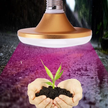 Phytolamp Augalams Led Grow Light E27 Fito Lempos Patalpų Apšvietimas Auga Lemputės Visą Spektrą Akvariumas Šviesos Gėlių Sėklos Palapinė