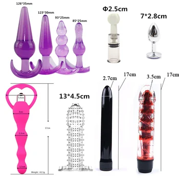 25 Vnt./set Sekso Produktai Erotiniai Žaislai Suaugusiems, Seksas, BDSM Pančių Rinkinys Antrankiai Įmova Gnybtus Kamštukas Plakti Virvę Sekso Žaislai Moterims
