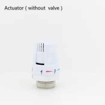 Termostatas radiatorių kontrolės Termostatiniai radiatorių vožtuvas žalvario vožtuvas, Termostatinės galvos, radiatorių DN15 DN20 DN25