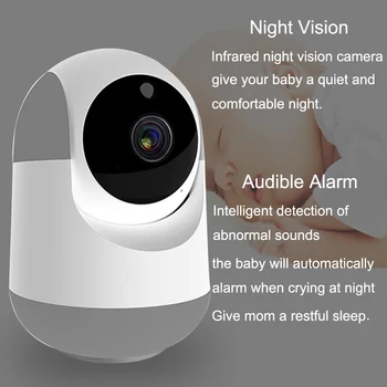 1080P IP Kamera, Wifi, Apsaugos Kamera, Dviejų krypčių Garso P2P Kūdikio stebėjimo Pet Kamera su Judesio Signalizacijos Naktinio Matymo Namų Priežiūros