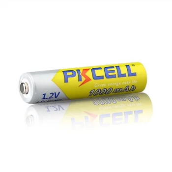 4PC PKCELL AAA baterijos 3A 1000MAH 1.2 v NI-MH AAA Baterijos aaa tipo Akumuliatoriai (iki 1000 kartų ciklų žibintuvėlis