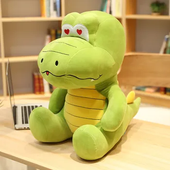 25-55cm Didelis Animacinių filmų Sėdi Krokodilas Pliušiniai Žaislai Vaikams iškamša Realiame Gyvenime Aligatorius Lėlės Vaikams Kawaii Xtmas Dovanos