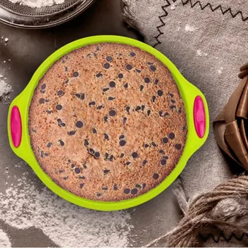 2VNT 9 colių Silikono Duonos Skrebutis Moluds Kepimo Torto Formą Kepimo Formą Įrankis Pyragų Keptuves Patiekalų Bakeware Dėklas Dekoravimo Reikmenys