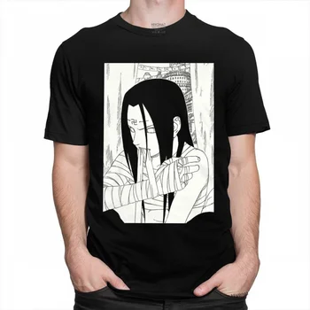 Anime Naruto Neji Hyuga Marškinėliai Vyrams trumpomis Rankovėmis Medvilnės Marškinėlius Akatsuki Pein Anime T-shirt Itachi Uchiha Uzumaki Sasuke Tee Viršų