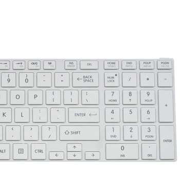 NAUJAS MUS klaviatūrą Skirtą toshiba SATELLITE L850D P850 L855 L855D L870 L870D C850 C855 C855D JAV Balta nešiojamojo kompiuterio klaviatūra NSK-TVBSU