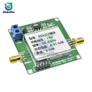 PE4302 Skaitmeniniu RF Attenuator Modulis 1MHz iki 4GHz 0,5 dB veiksmus 31,5 dB 5V