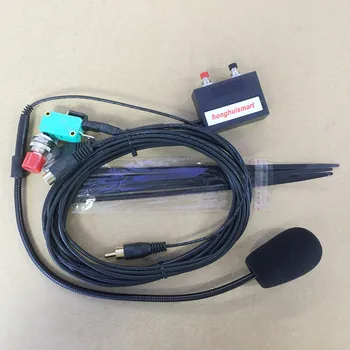 Honghuismart laisvų Rankų mikrofonas garsiakalbis 8pins kostiumas ICOM IC-2200H,IC-2720,DK-2820,IC-V8000 ir tt automobilių vehicl pagrindinės radijo
