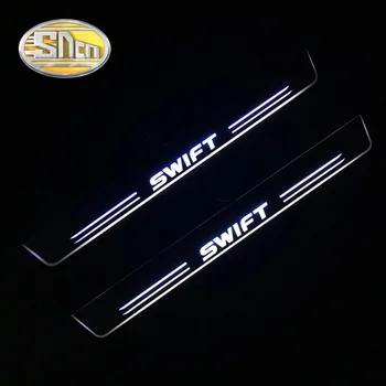 Led Dinaminis Šviesos durų slenksčio Dėl Suzuki Swift Alto Vitara S-cross 2004~2020 Sveiki Pedalą Automobilis Nusitrinti Plokštė Šviesos Kelias