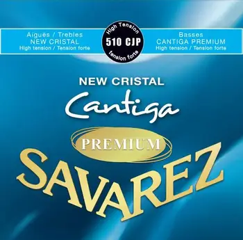 Savarez 510CJP Naujas Cristal / Cantiga Premium HT Gitaros Stygos, Nustatyti
